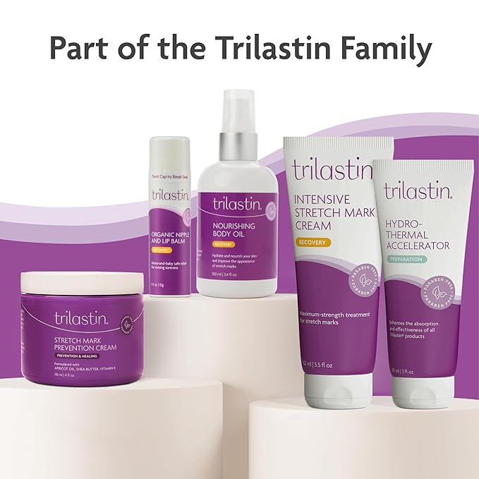 TriLASTIN Belly Masks - Belly Masks for Pregnant Women - Hydrating & Soothing for Itchy Skin - Reduces Stretch Marks - Safe for Sensitive Skin - Paraben & Phthalate-Free - Made in USA - 1 Pack-VivaGrace Women