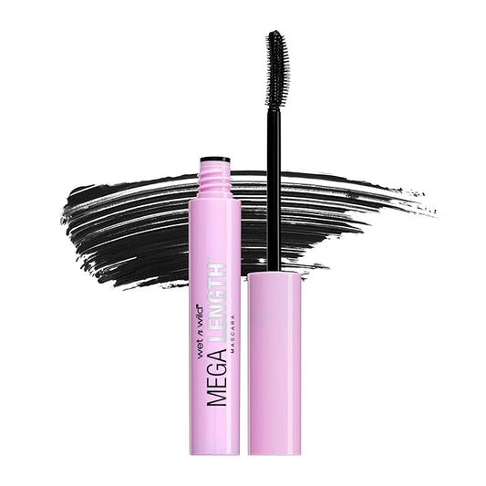 wet n wild Mega Length, Vitamin E Enriched Lengthening, Moisturizing, Softening Formula Precision Comb Brush, Cruelty-Free, Gluten-Free, Sulfate-Free & Vegan - Very Black
