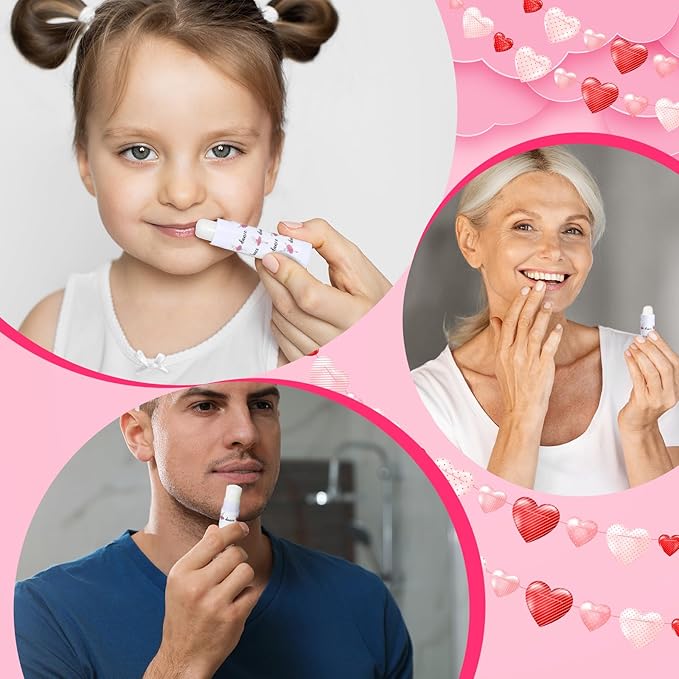 12 Pack Dance Theme Ballet Lip Balms Bulk Moisturizing Lip Balms Back To School Gift Ballet Gifts Lip Balm Christmas Thanksgiving Day Dance Party Thanks Gift for Dancer Girl Woman-VivaGrace Women