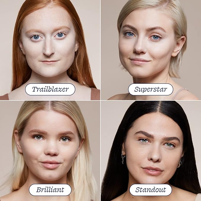 Alleyoop Game Face Concealer Makeup, Lightweight to Medium Buildable Coverage Under Eye Concealer, For Blemishes, Crease-proof and Hydrating with Aloe Stem Cell, Smooth Second Skin Finish - Superstar-VivaGrace Women