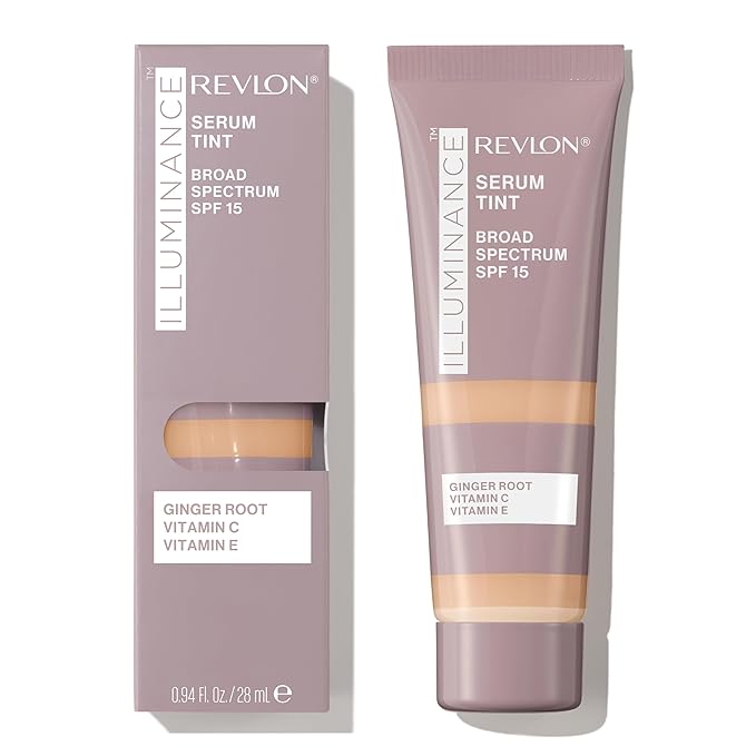 Revlon Illuminance Tinted Serum, Triple Hyaluronic Acid, Evens Out Skin Tone Over Time and Hydrates All Day, SPF 15, 317 Tan Sand, 0.94 fl oz.-VivaGrace Women