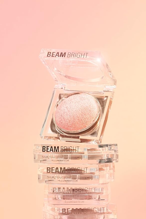 Makeup Revolution Beam Bright Highlighter, All Over Face Glow, Powder To Liquid Formula, 5 Different Shades, Bronze Baddie-VivaGrace Women