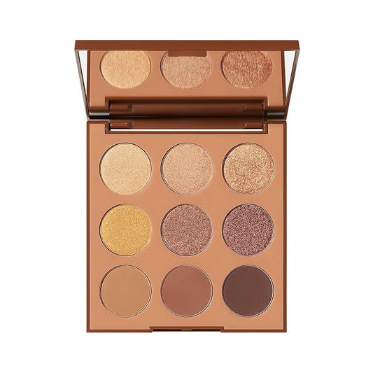 Morphe 9R Bronze Metal Artistry Palette - Brown & Bronze-Toned Makeup Palette with Matte and Shimmer Finishes - Highly Pigmented Eye Makeup with a Blendable & Buildable Formula (0.35 oz)-VivaGrace Women