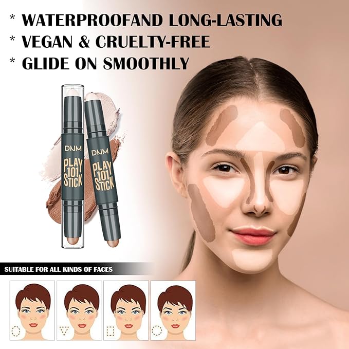Full Makeup Set Kit for Women Girls Teens, Makeup Present Set, Foundation Face Primer, Eyeshadow Eyeliner Eyebrow Pencil Soap Mascara, Counter Stick Liquid Lipsticks, Brush & Sponges-VivaGrace Women