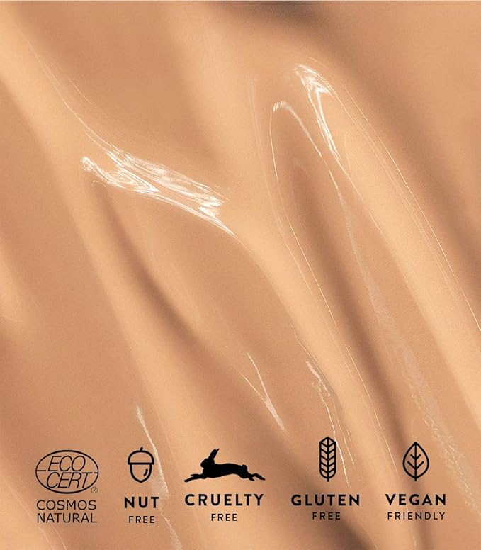 MÁDARA Organic Skincare | Skin Equal Soft Glow Foundation SPF15 Sand 40-30 ml, Mineral foundation with hyaluronic acid, Buildable medium coverage, Dewy foundation, Vegan, COSMOS natural certified-VivaGrace Women