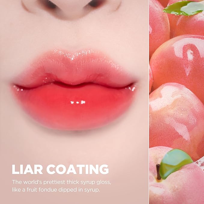 lilybyred Bloody Liar Coating Tint | Korean Glossy Lip Stain, Vivid Juicy Color, Syrupy Shine, Moisturizing, Long-Lasting & Smudge-Proof, Non-Sticky, Lightweight, 0.14 oz. (08 Confident Cherry Tomato)-VivaGrace Women