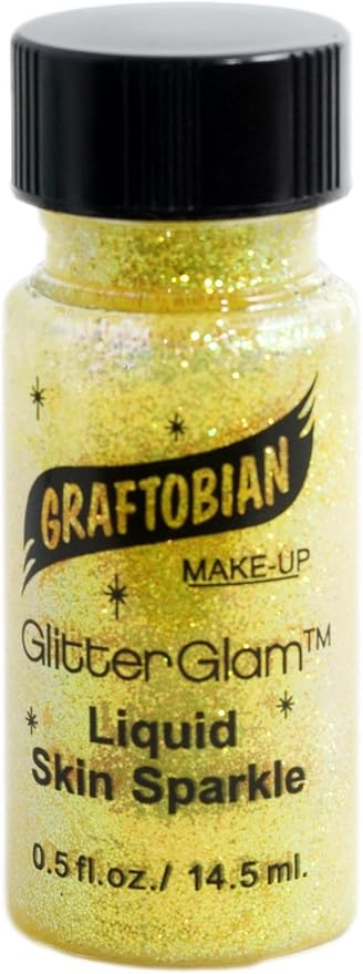 Graftobian Liquid Glitter - Golden Sunlight (0.5 oz)-VivaGrace Women