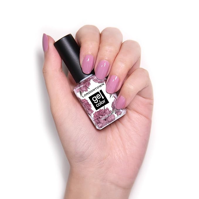 LONDONTOWN UV/LED Gel Nail Polish - Long Lasting, Chip Resistant High Shine Color - Glossy MaUV/LEDe, Plush, 12ml/.40fl oz