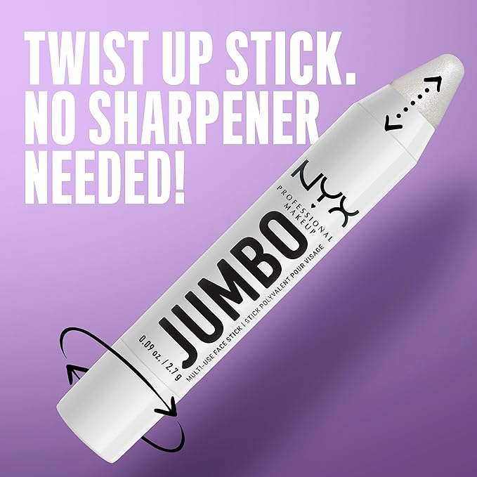 NYX PROFESSIONAL MAKEUP, Jumbo Multi-Use Face Highlighter Stick - Vanilla Ice Cream-VivaGrace Women