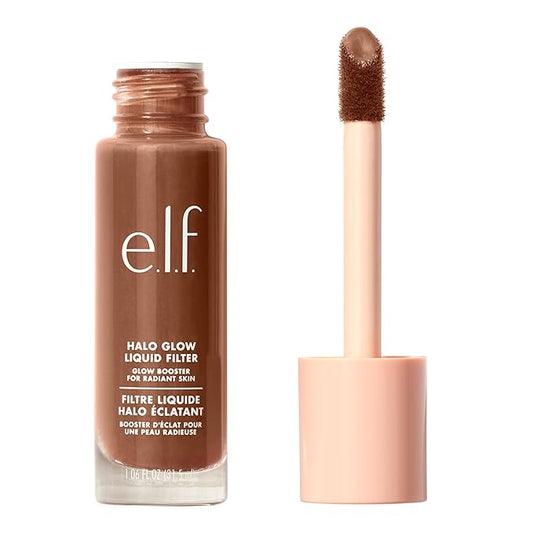 e.l.f. Halo Glow Liquid Filter, Complexion Booster For A Glowing, Soft-Focus Look, Infused With Hyaluronic Acid, Vegan & Cruelty-Free, 8 Rich-VivaGrace Women