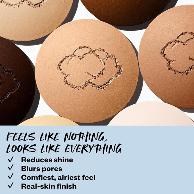 Kosas Mini Cloud Set Face Setting Powder - Smoothing Shine Control, Soft, Sheer Setting Translucent Makeup Finish, Portable & Long-Lasting (Comfy)-VivaGrace Women