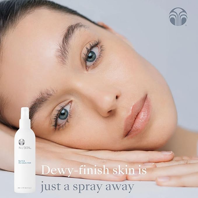 Nu Skin NaPCA Moisture Mist | Revitalizing Moisturizer & Cooling Mist with Hyaluronic Acid | Hydrating Spray for Face, Body & Hair | Sodium PCA for All Skin Types | 8 oz | 1 Pack-VivaGrace Women