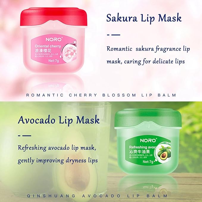 Lip Balm Hydrating, Lip Balm Lip Sleeping Mask, Lip Moisturizer For Lip Care, Lip Mask Overnight Nourishing Cracked Lips, Lip Care Products Birthday Gifts Set For Teens – 8pcs-VivaGrace Women