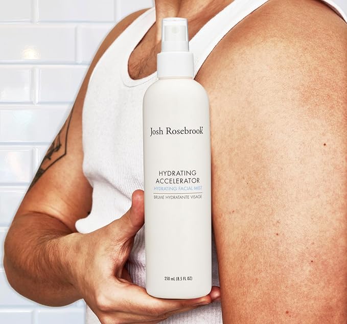 Josh Rosebrook Hydrating Accelerator - Refreshing & Lightweight Antioxidant Face Mist Hydrating Spray - Natural Facial Spray for All Skin Types (250 mL (8.5 fl oz))-VivaGrace Women