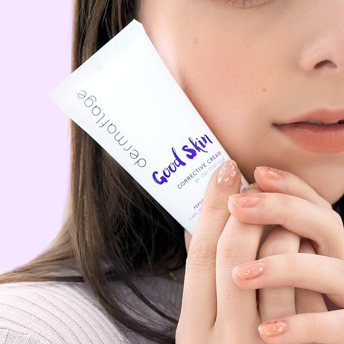 Dermaflage Acne Scar Removal Cream With Peptide Power, Fade Acne, Surgical Scars, Stretch Marks And Wrinkles With Good Skin, 2 oz.-VivaGrace Women