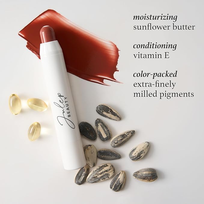 Julep It's Balm: Tinted Lip Balm + Buildable Lip Color - Brandy Wine - Natural Gloss Finish - Hydrating Vitamin E Core - Vegan-VivaGrace Women