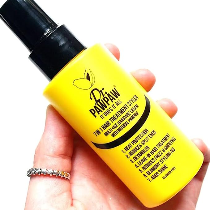It Does It All: 7 in 1 Hair Treatment Styler with Papaya, Aloe Vera, Coconut Oil, Vegan & Natural (6 x 150 ml)-VivaGrace Women
