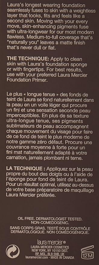 Laura Mercier Flawless fusion ultra-longwear foundation - butterscotch by laura mercier for women - 1 oz foundation, 1 Ounce-VivaGrace Women