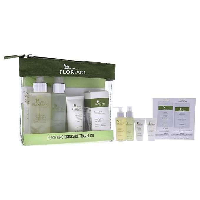 Villa Floriani Purifying Skincare Travel Kit Women 6 Pc-VivaGrace Women