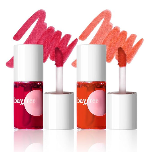 Lip Tint Stain, Long Lasting Korean Lip Stain Set, Non-sticky Waterproof Lightweight Lip and Cheek Tint, Moisturizing High Pigment Water Tint, Matte Finish Lip Tint-VivaGrace Women