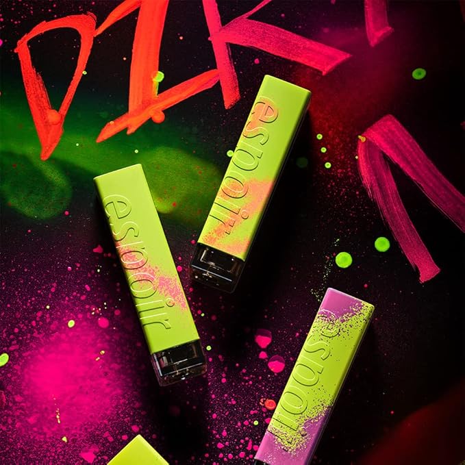 ESPOIR Dirty Neon vegan shine lipstick #Lip Care Balm(4.5g) | Wearable Shine Neon with Bright Acid Color Lip Stick | a Moist and Soft, Long Lasting Lipstick | Korean Makeup-VivaGrace Women