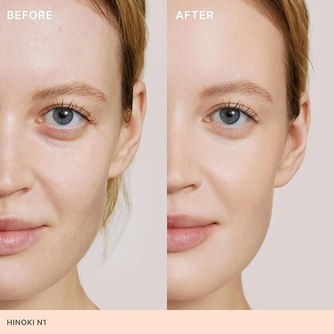 ILIA - Skin Rewind Complexion Stick - Foundation + Concealer + Skincare | Non-Toxic, Vegan, Cruelty-Free, Clean Makeup (1N - Hinoki, 0.35 oz | 10 g)-VivaGrace Women
