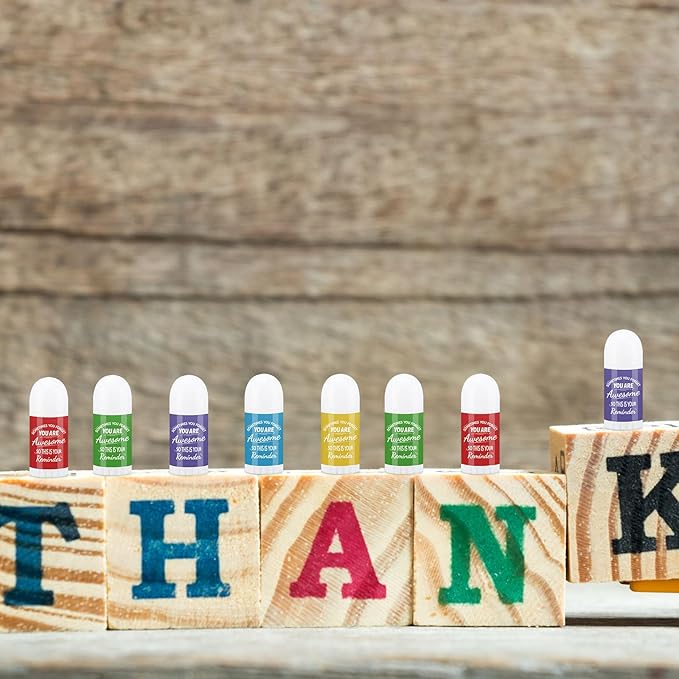 25 Pcs Thank You Gifts Mini Lip Balm Bulk Gifts for Coworkers Inspirational Appreciation Gifts Natural Ingredients Dry Chapped Lip Care Products for Employee Women Teacher, Assorted Flavors-VivaGrace Women