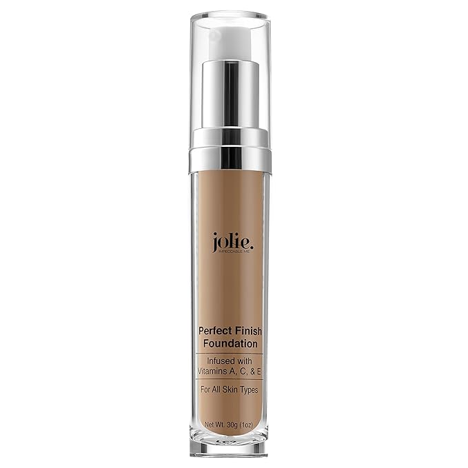 Jolie Perfect Finish Liquid Foundation Makeup SPF 15 Oil Free (MW3)-VivaGrace Women
