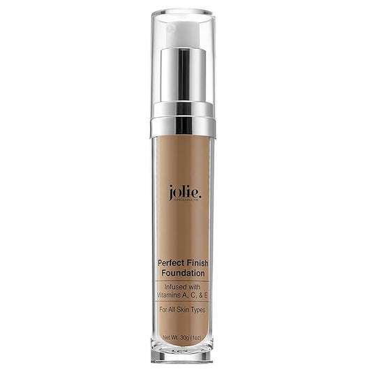 Jolie Perfect Finish Liquid Foundation Makeup SPF 15 Oil Free (MW3)-VivaGrace Women