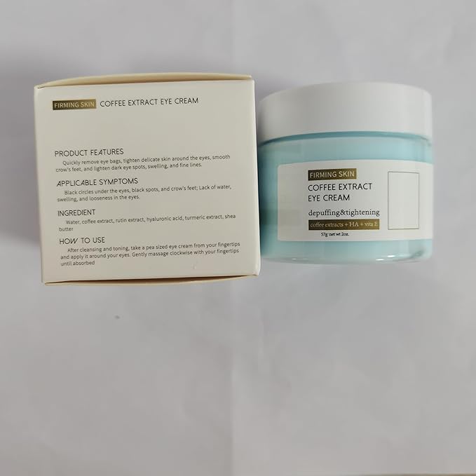 Phix Caffeine Eye Cream, Caffeine Eye Cream For Dark Circles And Puffiness, Caffeine Anti-Wrinkle Stay-Up Late Eye Cream For Bags Puffiness Dark Circles (2Pcs)-VivaGrace Women