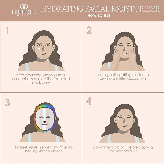 Project E Beauty Nourishing Facial Moisturizer Anti-Aging Skincare| Daily Hydration | For Face And Neck | Smooths & Softens Skin | Reduces Wrinkles & Fine Lines | For Day & Night Use | 50g-VivaGrace Women