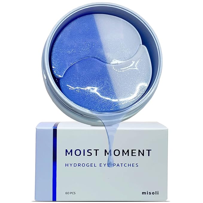 Moist Moment Under Eye Patches | Hydrating Eye Treatment Gel Masks With Hyaluronic acid & Squalane | Under Eye Masks For Dark Circles and Puffiness, Under Eye Bags, Wrinkle Care, Men and Women-VivaGrace Women