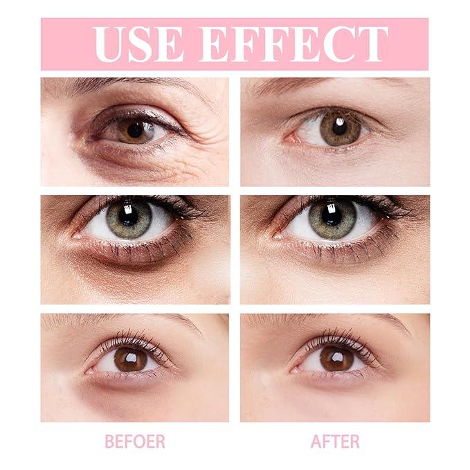 Retinol Eye Stick with Vitamin C Eye Cream for Dark Circle and Puffiness, Brightening Eye Balm Reduces Fine Lines and Bags in 4 Weeks-VivaGrace Women