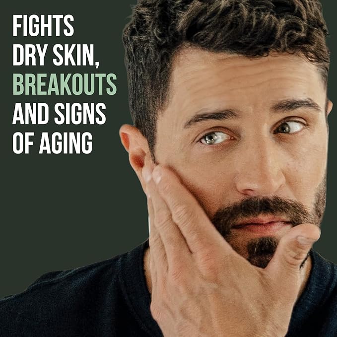 Daily Duo Skincare Set for Men | Includes Age + Damage Defense Moisturizer & Daily Power Scrub Face Wash-VivaGrace Women