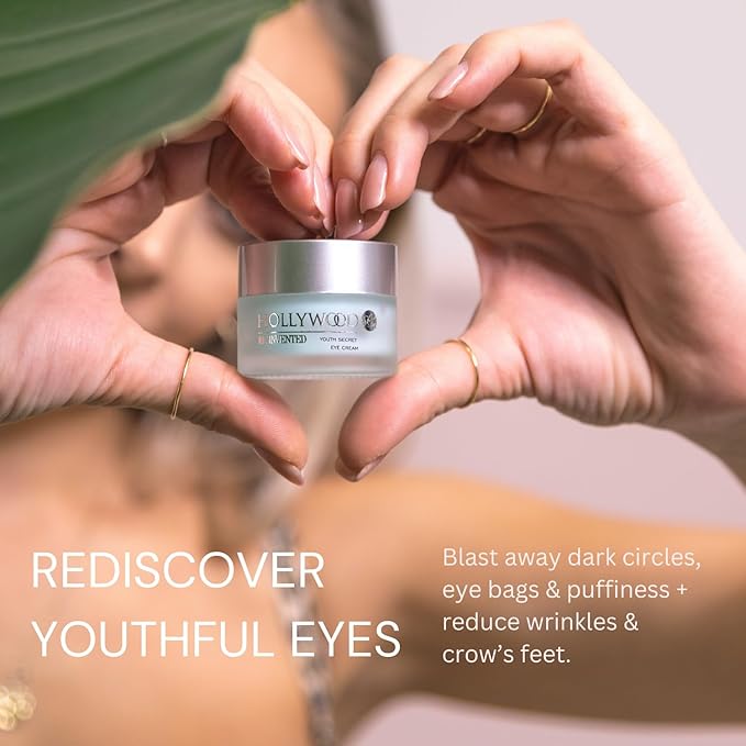 AWARD-WINNING Anti-Age Eye Cream - 5X MORE EFFECTIVE. With 20% Vitamin C & Hyaluronic Acid. Blast away dark circles, eye bags and puffiness - Reduce wrinkles and crow’s feet. Highest strength. 15ml-VivaGrace Women