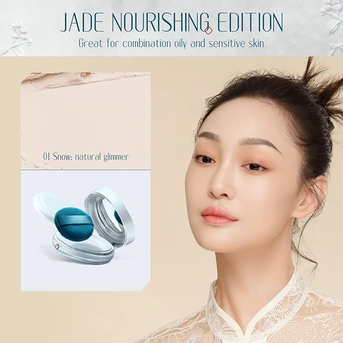FLORASIS Flawless Jade Breathable Setting Powder (01 Snow)-VivaGrace Women