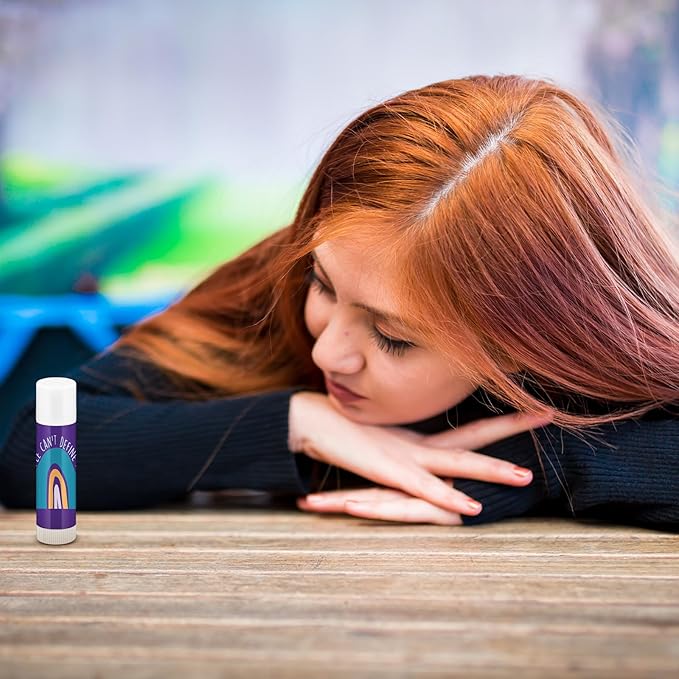 Fumete 50 Pcs Suicide Prevention Awareness Lip Balm Bulks Purple Teal Ribbon Lip Balm Mental Health Care Gift for Suicide Prevention Awareness Inspirational Favor Charity Campaign Supplies-VivaGrace Women