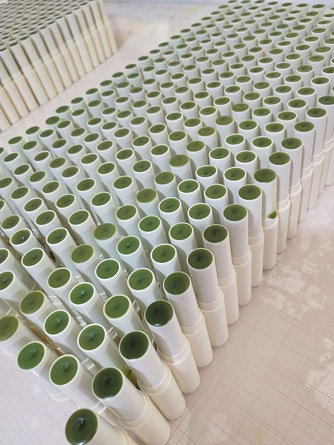 2PCS Glossy Pink Lip Balm dark Remove Dark Lips Product Nourishes Lightens Lip Lines Moisturizes Exfoliates Basic Repair Lip Care (Green)-VivaGrace Women