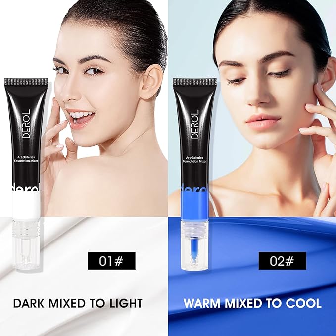 Orange Foundation Mixing Pigment for Adjusting Shade and Color Corrector, Blends Easily With Foundation, Orange Color Corrector for Adjusting Foundation from Cold to Warm (04# Orange)-VivaGrace Women