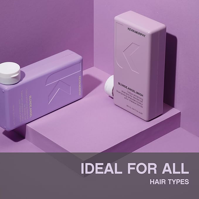 KEVIN.MURPHY BLONDE.ANGEL.WASH - Blonde Shampoo - Purple Shampoo for Blonde & Grey Hair - Colour Enhancement Hair Care - Colour Safe - Paraben & Sulphate Free - 1000 mL / 33.8 fl oz-VivaGrace Women