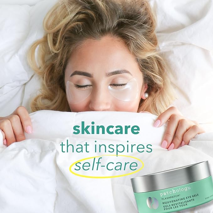 Patchology Rejuvenating Under Eye Gels - Hydrating Eye Mask w/Caffeine, Hydrolyzed Collagen & Centella Asiatica- Under Eye Patches For Dark Circles - Minimize Puffiness & Wrinkle Reducer - 30 Pairs-VivaGrace Women
