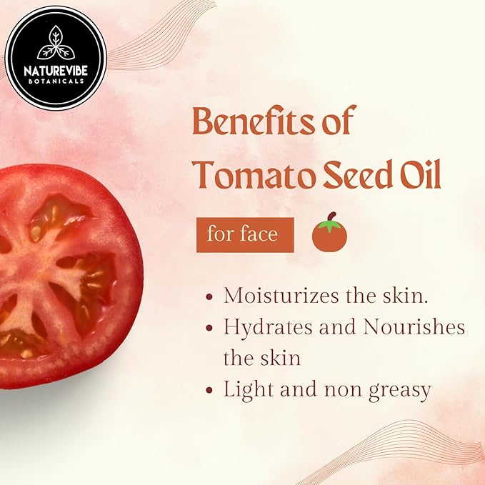 Naturevibe Botanicals Tomato Oil 32 Ounces | 100% Pure and Natural | Great for Skin Care and Hair Care-VivaGrace Women