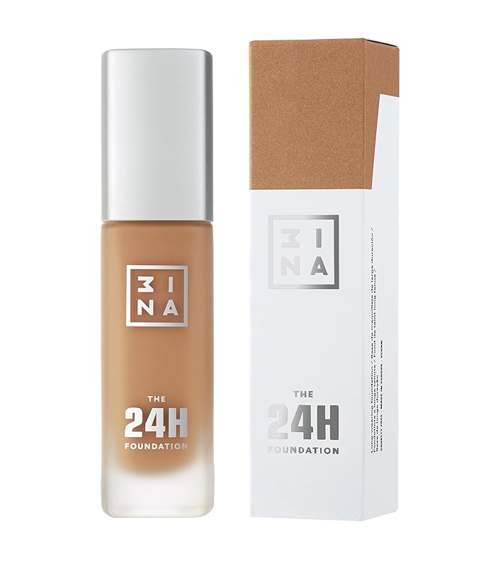 3INA The 24H Foundation 621-24H Long-Wearing Formula - Medium To High Buildable Coverage - Smooth Matte Finish - Expanded Shade Selection - Waterproof, Cruelty Free, Vegan Makeup- 1.01 Oz-VivaGrace Women