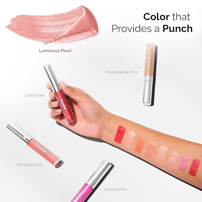 LuxeLip™ Matte Lipstick, Hydrating Non-Sticky Lip Gloss for Luminous Shine & Moisturized Lips, Lightweight, Long-Lasting Glossy Finish, Cruelty-Free Lip Makeup for Women (Luminous Pearl, 8ml)-VivaGrace Women