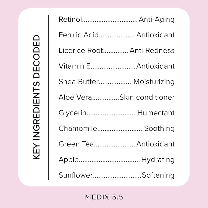 MEDIX Fragrance Free Retinol Body Lotion Crepey Skin Care Treatment | Anti Aging Body Lotion & Face Moisturizer | Firming Retinol Cream For Face Targets Loose Crepe Skin, Wrinkles, & Fine Lines, 2PC-VivaGrace Women