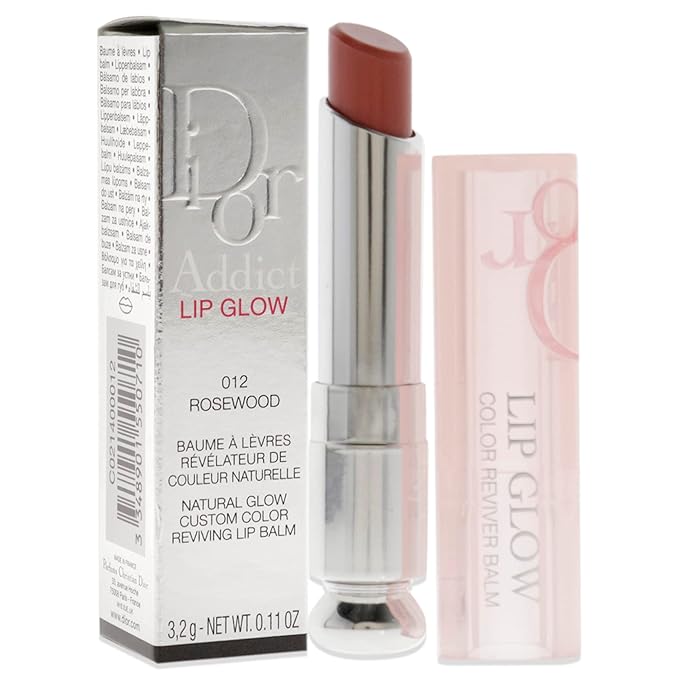 Christian Dior Dior Addict Lip Glow - 012 Rosewood Lip Balm Women 0.11 oz-VivaGrace Women