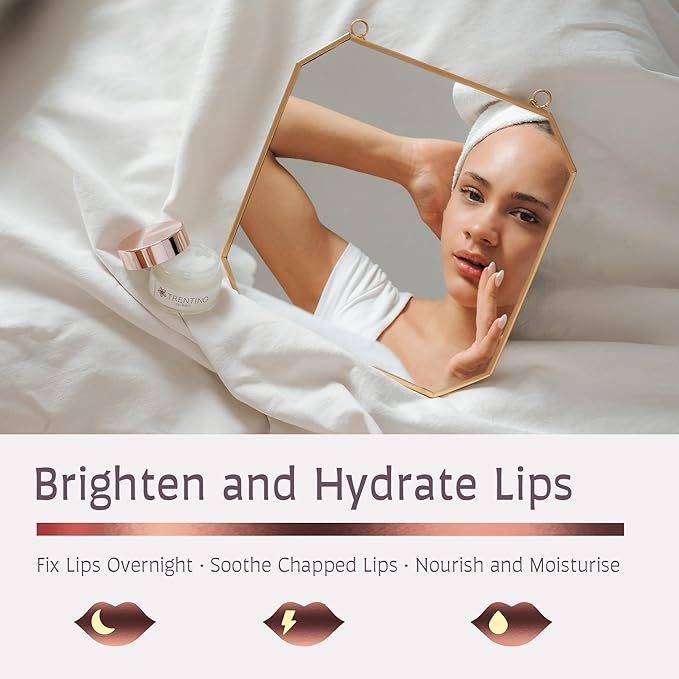 Restore & Plump Coconut Lip Balm – Lip Hydration with Collagen Peptide & Shea Butter & Vitamin E – Lip Plumper/Mask - Lip Repair for Dry Cracked Lips-VivaGrace Women