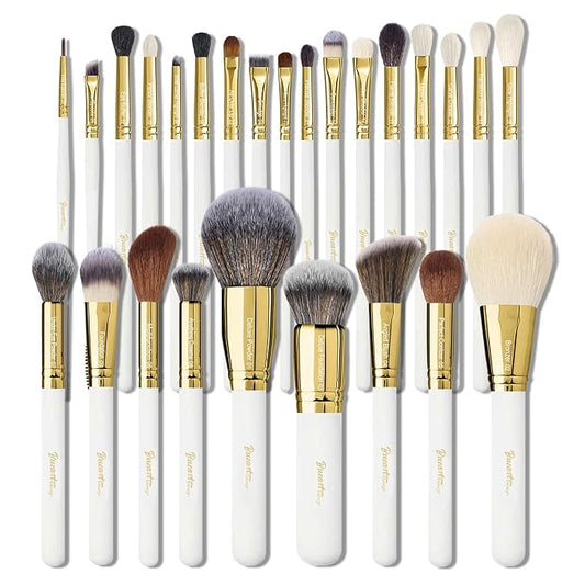 Professional Makeup Brushes Set Premium Quality Goat Hair Synthetic Fiber Powder Foundation Highlight Concealer Eyeshadow Blending By Bueart Design-VivaGrace Women