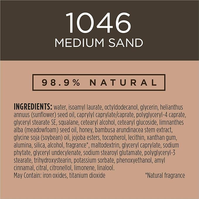 BURTS BEES Medium Sand Goodness Glows Liquid Makeup, 1 FZ-VivaGrace Women