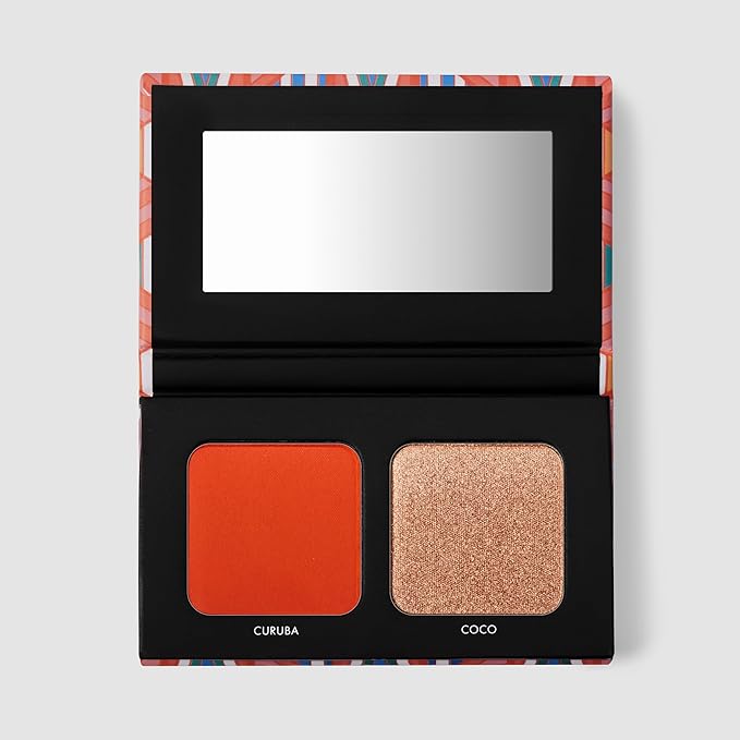 black Up Blush and highlighter duo (WAXDUO01)